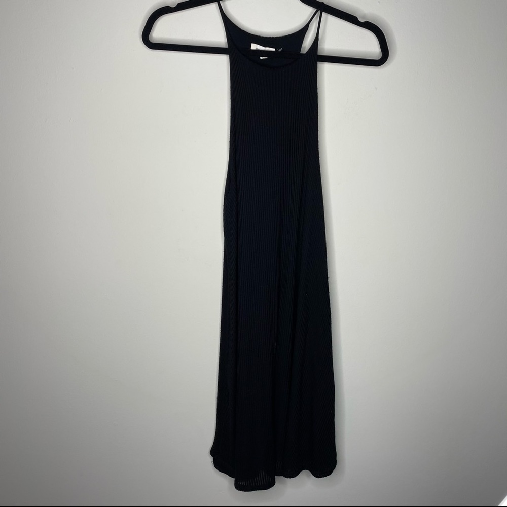 Silence + Noise Black Mini Swing Dress